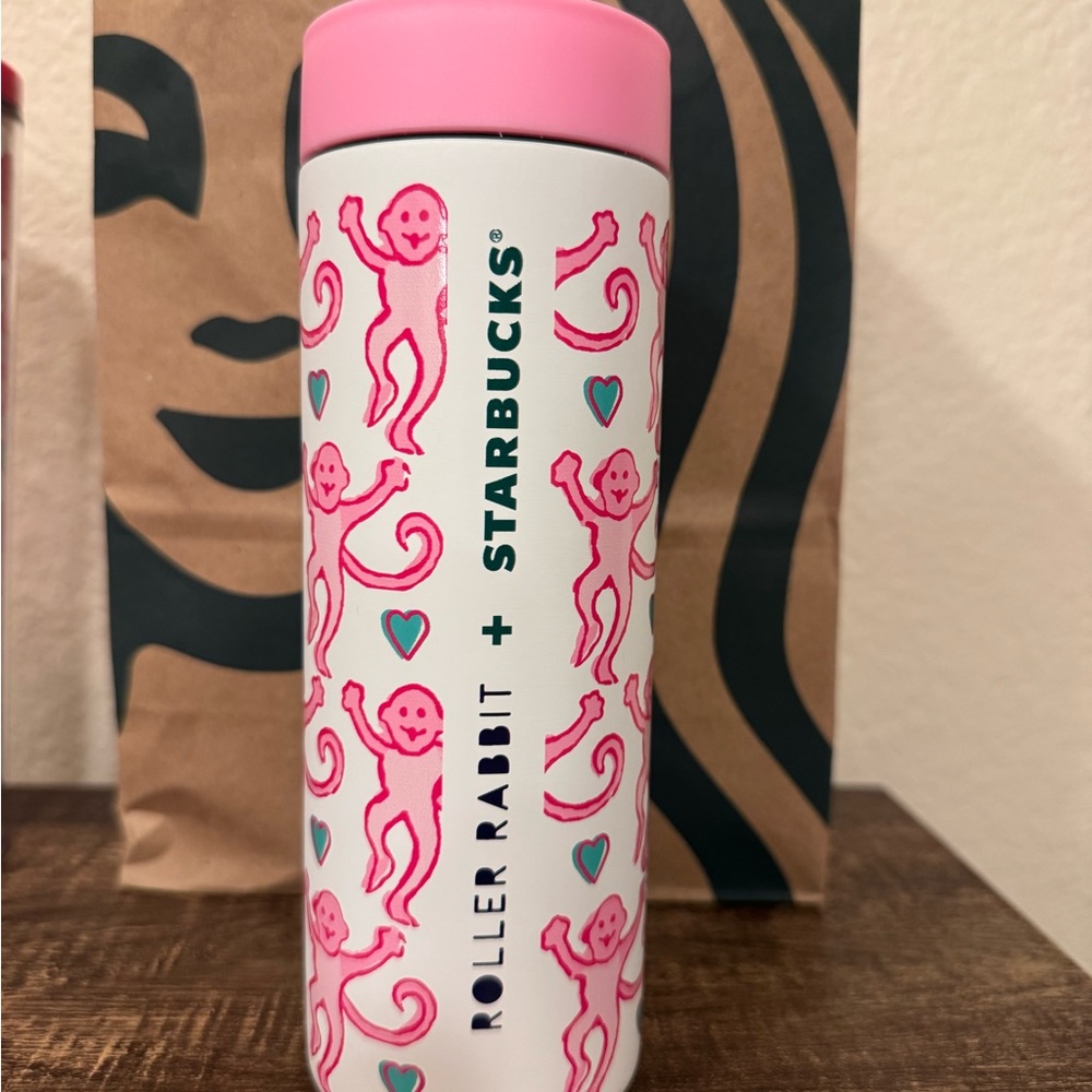 Roller Rabbit x Starbucks tumbler